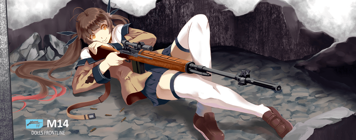 M14 - Арт #1 (Rus.Wiki / Girls Frontline)